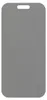A plain gray screen protector with a hole at the top for attachment. Produktbild-Vorschau