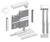 Marlux Meble Zweitüriger Kleiderschrank PARIS 100 cm breit Produktbild-Vorschau 4