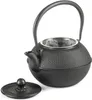 Dimono Asiatische Teekanne aus Gusseisen Schwarz | 1,3L Tee Produktbild-Vorschau 4