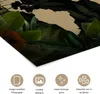 MuchoWow® Poster Weltkarte - Pflanzen - Blätter 90x60 cm - Produktbild-Vorschau 2