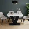 Jídelní stůl Vicco Fenaro Bílá/černá 120 x 80 cm 2 díly, Náhled obrázku produktu 7