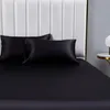 Prześcieradło satynowe z gumką 180 x 200 cm do wysokich Podgląd zdjęcia produktu 4