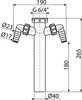 Alcadrain Verstellrohr mit einer Überwurfmutter 6/4" und Produktbild-Vorschau 2