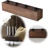 LS-LebenStil Holz Kerzenständer 4-fach Braun Produktbild-Vorschau 1