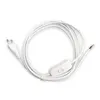 Netzkabel 3 m Eurostecker + Schalter 300 WS C7 weiß offenes Produktbild-Vorschau 1