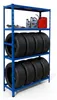 Scaffale per pneumatici Relaxdays per 8 pneumatici, A x L x Anteprima dell’immagine prodotto 1