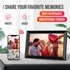 Strex Cadre photo numérique avec WiFi - Écran tactile 10,1 Voir les images du produit 4