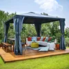 Palram - Canopia Aluminium Pavillon Palermo 3600 Anthrazit Produktbild-Vorschau 18