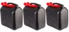 BigDean 3x Benzinkanister 20L mit flexiblem Ausgießer - Produktbild-Vorschau 1