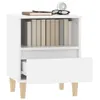 vidaXL Nachttische 2 Stk. Weiß 40x35x50 cm Produktbild-Vorschau 5