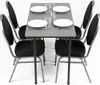 Bolero rechteckiger Klapptisch grau 122cm Produktbild-Vorschau 4