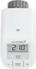 A white radiator thermostat with a gray rotary knob on top, displayed against a white background. Produktbild-Vorschau