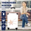 MuchoWow® Koffer Handgepäck Trolley Rollkoffer Kleine Produktbild-Vorschau 2