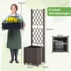 COSTWAY Sadzarka z kratką, kratką i samonawadniająca, Podgląd zdjęcia produktu 3