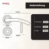 DOMINO Türgriff Drückergarnitur WC - Badezimmer Set | Produktbild-Vorschau 4