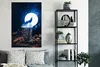 MuchoWow® Poster Wolf heult den Mond an 80x120 cm - Produktbild-Vorschau 4