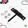 KOTARBAU® Dveřní závěs M12x100mm Nastavitelný dlouhý Mazací Náhled obrázku produktu 2