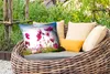 MuchoWow® Outdoor Kissen - Blumen - Rosa - Cosmea - 50x30 Produktbild-Vorschau 3