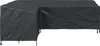vidaXL Copridivano Nero 250 x 180 x 80 cm in tessuto Oxford Anteprima dell’immagine prodotto 6