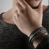 SERASAR | Pánský Prémiový Kožený Náramek [Flake] z Náhled obrázku produktu 6