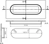 Estamp Griffmuschel Geometrix 155x73mm - Muschelgriff Produktbild-Vorschau 3
