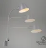 Bettleuchte Leselampe Wandlampe flexibel 1xE27 10W silber Produktbild-Vorschau 3