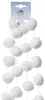 Schnee Girlande 4cm x 1,8m mit Wattebällchen Weiß Produktbild-Vorschau 2