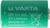 A single Varta CR 1/2 AA Lithium battery is shown against a white background. Podgląd zdjęcia produktu