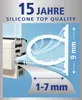 Guarnizione in silicone tesamoll® 5417 L9mmxH7mmxL6m Anteprima dell’immagine prodotto 8