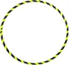 Faltbarer Anfänger Hula Hoop Reifen, Neon-Gelb Ø100cm Produktbild-Vorschau 1