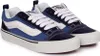 A pair of blue and navy Vans Knu Skool sneakers. Náhled obrázku produktu