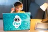 MuchoWow® Laptop Aufkleber Sticker Cover Meer - Wellen - Produktbild-Vorschau 3