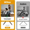 Wiltec zestaw 2 nóg do stołu wykonanych z lakierowanej Podgląd zdjęcia produktu 8