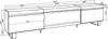 TV-Schrank, Lowboard, 267x35x57 cm, Für großformatiges TV, Produktbild-Vorschau 5