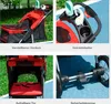 Pawhut PawHut Dog Trolley - Vozík pre psov - červený/čierny Náhľad obrázku produktu 7