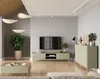 Wohnzimmer Kommode mit 150 cm Breite in Grün mit Eiche, 2 Produktbild-Vorschau 8