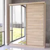 Schwebetürenschrank mit Spiegel in Sonoma/Sonoma Eiche
Breite:	183 cm
Höhe: 218 cm	
Tiefe: 61 cm Produktbild-Vorschau