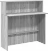 A grey wooden bar counter with shelves. Náhled obrázku produktu
