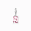 Thomas Sabo Charm 1920-051-9 Silber rosa Stein Produktbild-Vorschau 1