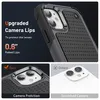 A collage of images showcasing a phone case's camera protection features. Produktbild-Vorschau