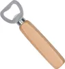 Braun Flaschenöffner mit stilvollem Holzgriff und Produktbild-Vorschau 1