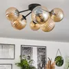 Isorella Deckenlampe aus Metall/Riffelglas in Produktbild-Vorschau 10