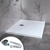 i-flair Duschwanne 100x120 cm, Duschtasse aus Sanitäracryl Produktbild-Vorschau 1
