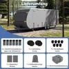 COSTWAY Plachta na karavan 493 x 260 cm, ochranný obal z Náhľad obrázku produktu 10