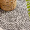 Volero - Dywan okrągły - Summer Azteca Szary - Ø 240 cm Podgląd zdjęcia produktu 7