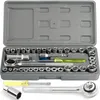 A tool set in an open case. Produktbild-Vorschau