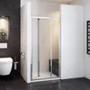 80x185cm Falttür Duschtür Duschwand Duschabtrennung aus Produktbild-Vorschau 2