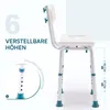 Sedia da doccia VixoMed® con schienale – Sgabello da doccia Anteprima dell’immagine prodotto 2