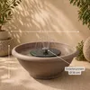 Set per fontana solare con LED, inclusa batteria - Vasca da Anteprima dell’immagine prodotto 4