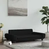 vidaXL Pelíšek pro psy černý 100x54x33 cm Velvet Náhled obrázku produktu 2